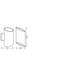 Oprawa SMART+ WIFI ORBISW CYLDRO 200x127 TW WT