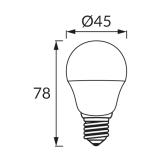 ULKE LED E27 6W 3000K 03062 IDEUS