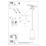 Sollux Lampa wisząca ceramiczna GULCAN SL.0849