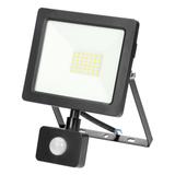 ALLED 30W Naświetlacz LED z PIR, 2400lm, IP44, 4000K, Alu+szkło FL/R-2 ORNO