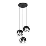 Lampa wisząca TULOS 3P czarna