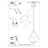 Sollux Lampa wisząca ceramiczna PAVLUS SL.0844