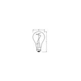Lampa LED Vintage 1906 LED CL A Filament szkło przezroczyste SMOKE non-dim 3,4W/818 E27