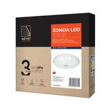 ZONDA LED 16W, plafon z czujnikiem ruchu, 1100lm, IP20, 4000K, poliwęglan mleczny, biały AD-PL-6076WLPMR4 ORNO