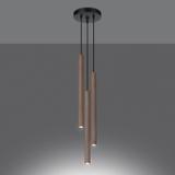 Sollux Lampa wisząca PASTELO 3P drewno SL.1268