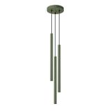 Sollux Lampa wisząca PASTELO 3P zielona oliwka SL.1521