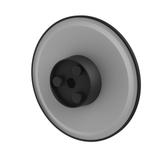 Kinkiet oprawa ścienna PIATTA 18W CCT 230V IP44 250x47MM CZARNY OKRĄGŁA ELEWACYJNA Spectrum LED