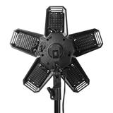 RIGEL LED zestaw: lampa warsztatowa składana 5-skrzydłowa 55W + statyw + adapter AD-NL-6516 ORNO