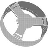 Ramka do oprawy DOWNLIGHT IP44 DN 215 WT