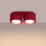 SOLLUX Plafon AURA 2 burgund Gx53 ; SL.1823