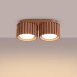 SOLLUX Plafon AURA 2 mocca Gx53 ; SL.1808
