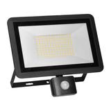 FARO S LED 100W naświetlacz z PIR 8000lm, IP44, 4000K, aluminium + szkło AD-NL-6437BLR4 ORNO