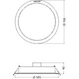 Oprawa DOWNLIGHT IP44 DN 165 13W 840 WT