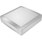Oprawa oświetleniowa ERIS LED srebrny pierścień, klosz mleczny biały neutralny 13W, czu D.31100SRM-BN-13W PAWBOL