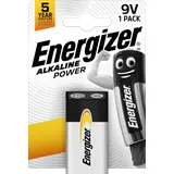 BATERIA ENERGIZER ALKALINE POWER 9V 6LR61 /1 sztuka 7,6389E+12 SELVISTA