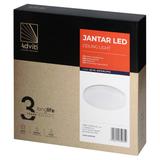 JANTAR plafon LED 30W, 3225 lm, 4000K, klosz PC, IP54 AD-PL-6470WLPM4 ORNO