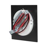 DRACO LED NEW 1,5W, oprawa schodowa podtynkowa, 12VDC, 30lm, 6000K, czarny, innowacyjny sposób monta AD-OS-6164L6/B ORNO