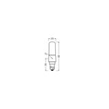 Lampa LED SPECIAL T SLIM CL 60 dim 7W 827 E14