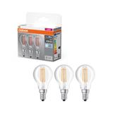 Lampa LED BASE Classic P40 4W/840 230V Filament szkło przezroczyste E14 FS3 OSRAM