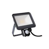 Projektor LED z czujnikiem ruchu PIR IQ-LED FL-20W-NW-SE 2300lm 4000K barwa neutralna IP44 czarny 33886 KANLUX