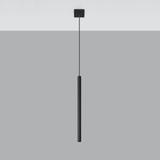 Sollux Lampa wisząca PASTELO 1 czarna SL.0469