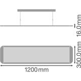 Oprawa z bezpośrednim i pośrednim rozsyłem światła PANEL LED D/I 1200 36W 4000K UGR19