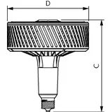 Żarówka LED 140W=400W 20000lm 4000K barwa neutralna TForce LED HPI UN 140W E40 840 NB 5 lat gw. PHIL 9,29002E+11 PHILIPS