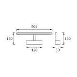 Oprawa dekoracyjna SMD LED KANARYA-8 CHROME 4200K 03575 IDEUS