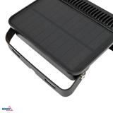 NAŚWIETLACZ LAMPA SOLARNA LED 3 barwy świecenia SOKER 8W 1000lm 3000K/4000K/6500K IP54 CZARNY Czujni C83-SOK-008BL-CCT-PIR BEMKO