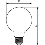 Żarówka LED 7W=60W 806lm 2700K barwa ciepła LED classic 60W G93 E27 WW FR RFSRT4 9,29002E+11 PHILIPS