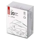 Lampki świąteczne łezki 20 LED 1,9m zimna biel IP20 timer D3AC07 EMOS
