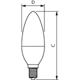 Żarówka LED świeczka 7W=60W 806lm 4000K barwa neutralna 7-60W E14 840 B38 FR 9,29003E+11 PHILIPS