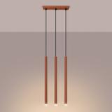 Sollux Lampa wisząca PASTELO 3 ochra czerwona SL.1526