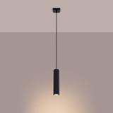 Sollux Lampa wisząca KARBON 1 czarny SL.1573