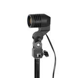 RIGEL LED zestaw: lampa warsztatowa składana 5-skrzydłowa 55W + statyw + adapter AD-NL-6516 ORNO