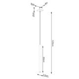 Sollux Lampa wisząca PASTELO 1 beton SL.1271