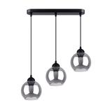 Sollux Lampa wisząca ALINO 3 czarna SL.1142