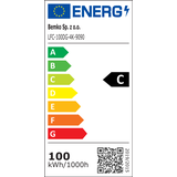 NAŚWIETLACZ LED CAMPUS 100W 4000K 15000lm IP66 90X90 SZARY C66-LFC-100DG-4K-9090 BEMKO