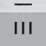 Sollux Lampa wisząca LAGOS 3L czarny SL.0329