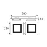 LIKYA LED-2 3000K 03135 IDEUS