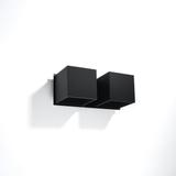 Sollux Kinkiet QUAD 2 czarny SL.0657