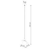 Lampa wisząca HYPERION 1 biały