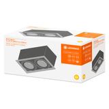 Oprawa SPOT MULTI 2x30W 3000K FL WT BK