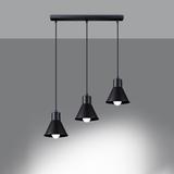 Sollux Lampa wisząca TALEJA 3 czarna [E27] SL.0986