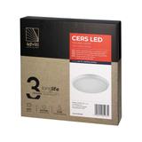 CERS LED 22W, plafon z mikrofalowym czujnikiem ruchu, 2000lm, IP65, 4000K, poliwęglan mleczny biały, AD-PL-6091WLPMM4 ORNO