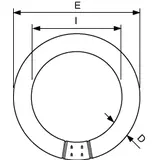 Świetlówka kołowa G10q 40W 830 3000K barwa ciepła TLE ciepłobiała 9,28027E+11 PHILIPS