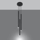 Sollux Lampa wisząca PASTELO 3P czarna SL.0471