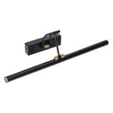 RICO LED 9W, lampa nad lustro, 990lm, 4000K, IP44, dł. 50 cm, czarna AD-OM-6519L4/B ORNO