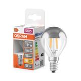 Lampa LED STAR CL P Filament szkło przezroczyste Mirror Silver 34 non-dim 4W 827 E14