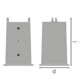 Przejściówka do oprawy STREETLIGHT FLEX REDUCTION 60 do 42mm ALW